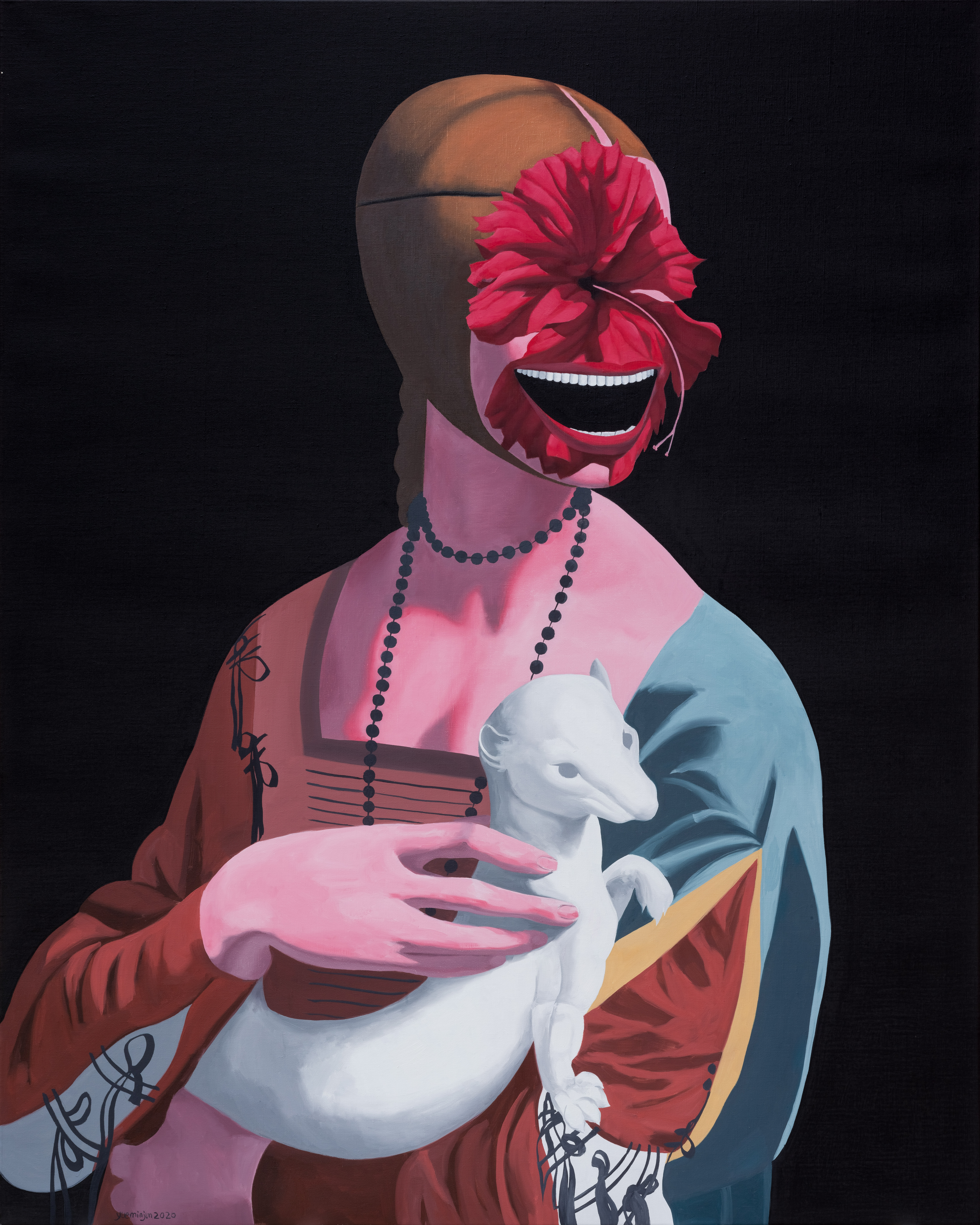 《扶桑花》布上油画  150X120cm 2020年 